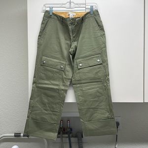Banana Republic Stretch Ladies Cropped Cargo Pants